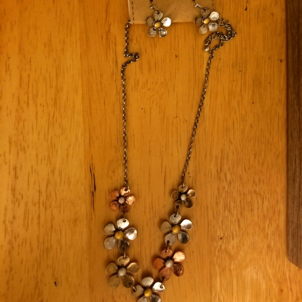 NWT DaVinci Necklace and Earring Set.